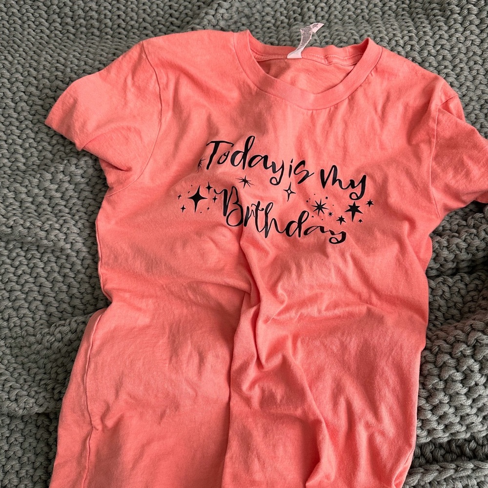 custom “today is my birthday chapter 40” tee - Picture 4 of 6